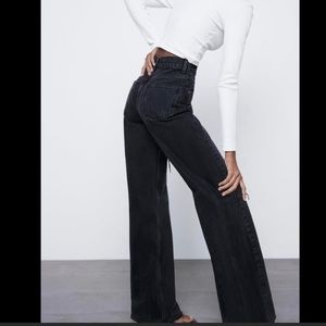Zara wide leg jeans